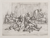 KG 01598
<br/>
Schaapscheren
<br/>
<em>Klein, Johann Adam (1792-1875)</em>